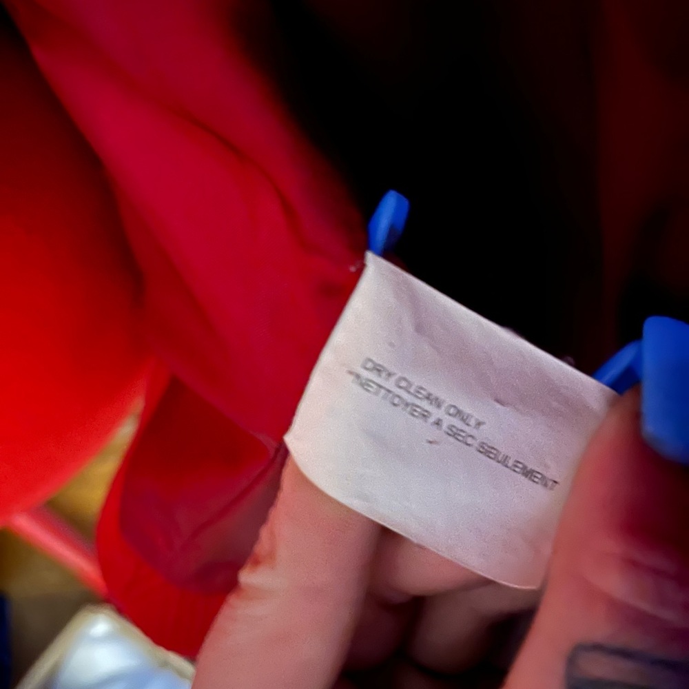 Talbots | Size 10 Red Wool Toggle Buttons Full Zi… - image 8